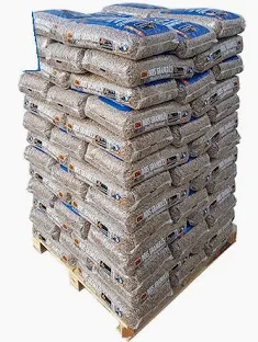Palette de granulés — 66 sacs de 15 kg